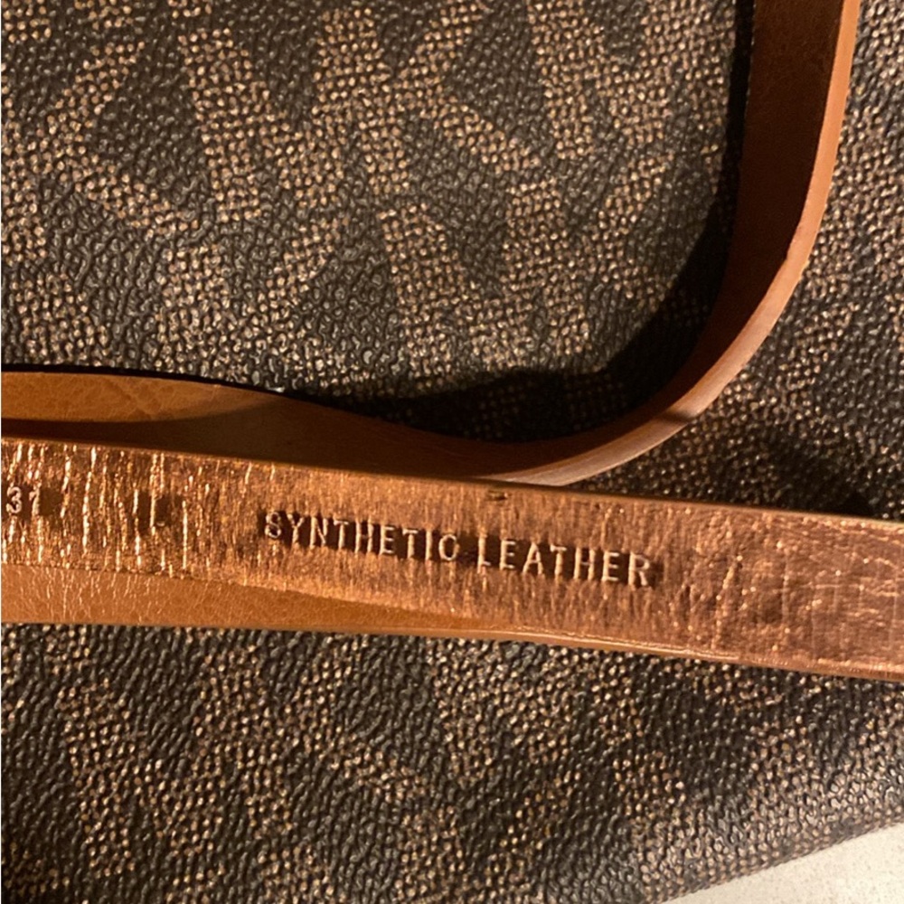 Brown Synthetic Leather Belt